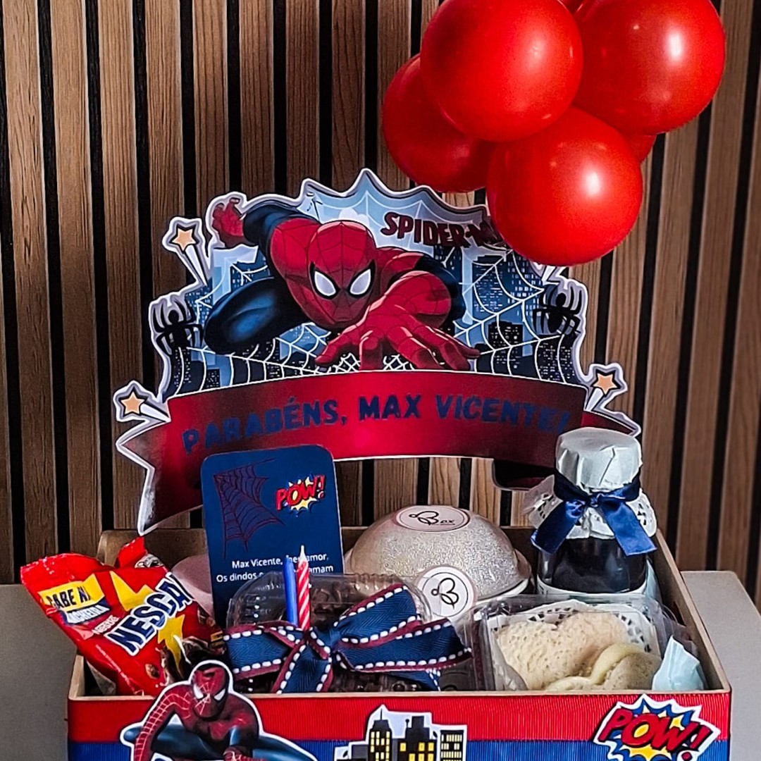 Box infantil real da coleção de Dia das Crianças
